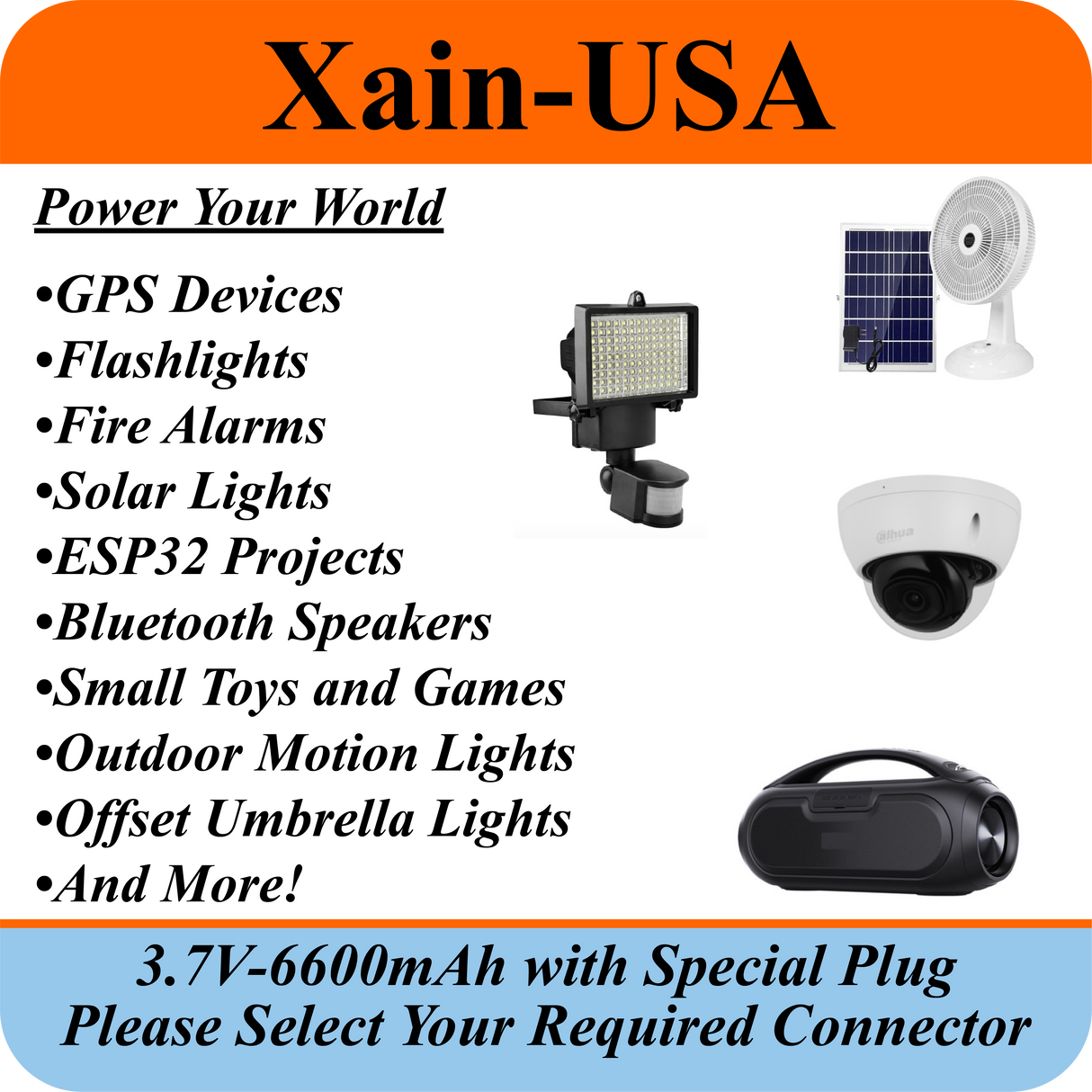 3.7V 6600mAh Special Order
