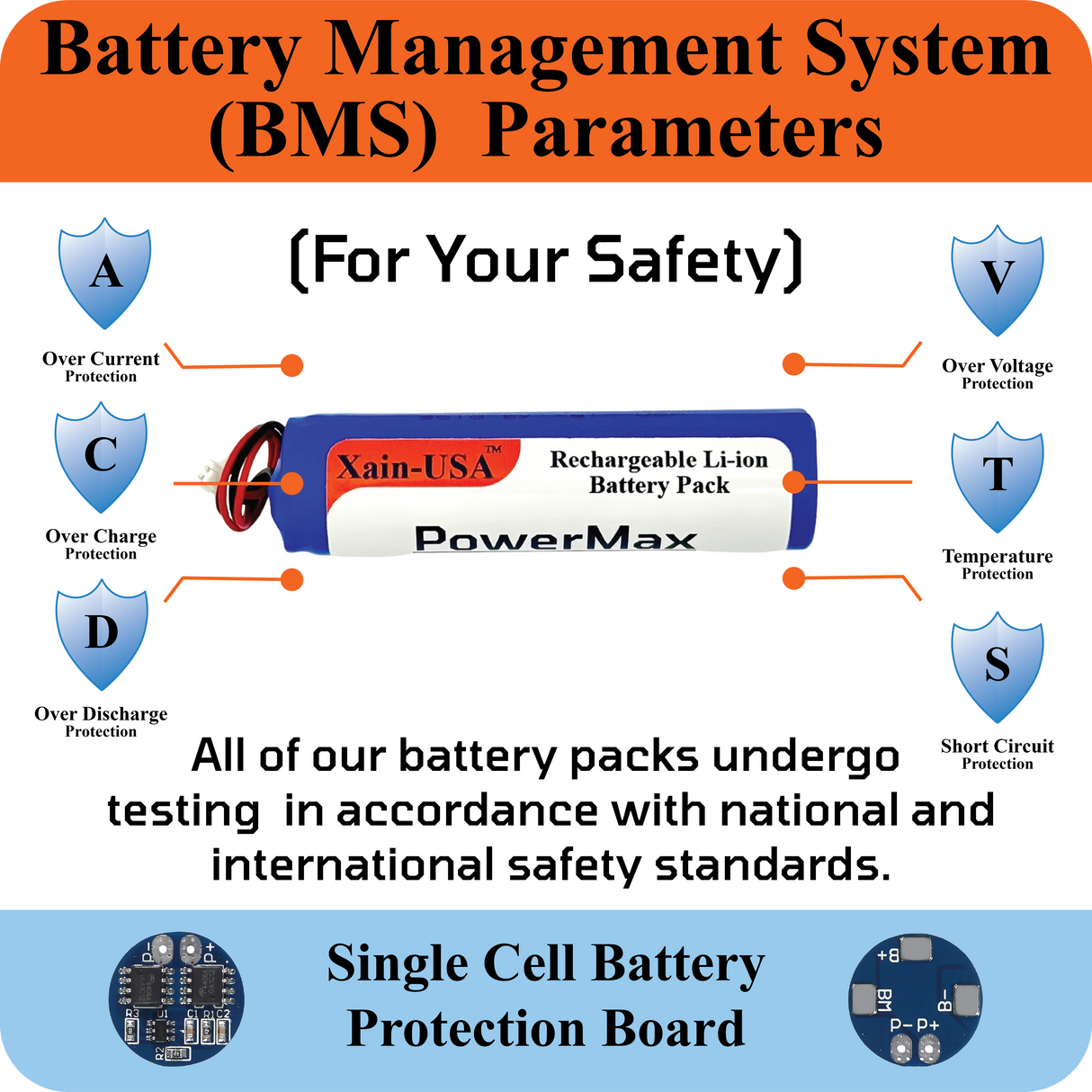 3.7V 2600mAh JST-GH 1.25