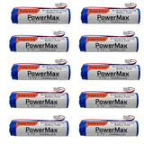 (10-Pack) 3.7V 2600mAh Li-ion Battery Pack (9.62Wh) with JST-XH 2-Pin Connector – Rechargeable 1S Pack for RC Cars, Robots, LED Lights, Portable Electronics, DIY Electronics Products