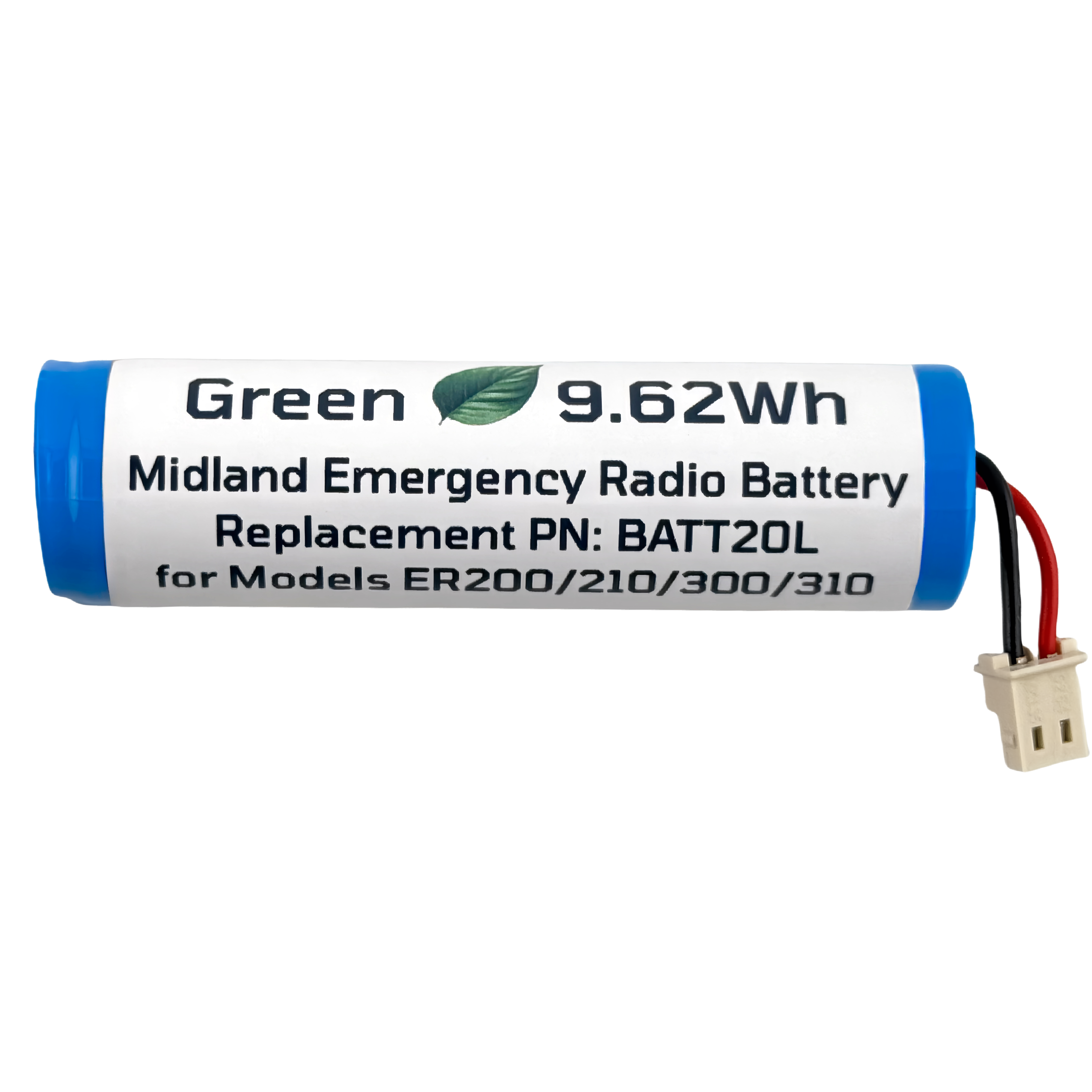 Vhbw 1x Akku Kompatibel Mit Midland ER200, ER300 Digital Radio (2600 MAh, 3,7 V, Li-Ion) - Ersatz Für BATT20L