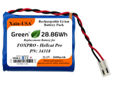 2600mAh Replacement Battery for FOXPRO Hellcat Pro PN: 34318