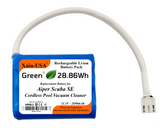 Xain-Pool Power | 2600mAh Upgraded Battery for Aiper Scuba SE Cordless Pool Vacuum Cleaner | 11.1V Extended Runtime Lithium-Ion Pack | OEM Replacement Part HYY0345210 / 3INR19/66