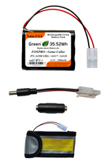 Smart Package 3200mAh Replacement Battery for FOXPRO Game Caller PN: LITH CHG / 34317 / 34318