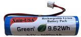 3.7V 2600mAh / JST-XH 2.54 2-Pin Plug / Li-ion Replacement battery / for Croove Amplifier, Toys, Lighting, Bluetooth Devices, DIY Electronics, and More