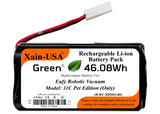14.4V 3200mAh Replacement Battery Pack for Eufy 11C Pet Edition Only, 46.08Wh, 4S1P Li-ion Battery with Built-in BMS Protection