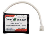 Xain-Pool Power | 3200mAh Upgraded Battery for Aiper Scuba SE Cordless Pool Vacuum Cleaner | 11.1V Extended Runtime Lithium-Ion Pack | OEM Replacement Part HYY0345210 / 3INR19/66
