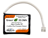 Xain-Pool Power | 3000mAh Upgraded Battery for Aiper Scuba SE Cordless Pool Vacuum Cleaner | 11.1V Extended Runtime Lithium-Ion Pack | OEM Replacement Part HYY0345210 / 3INR19/66
