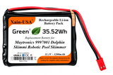 11.1V 3200mAh Replacement Battery for Maytronics 9997001 Dolphin Skimmi Robotic Pool Skimmer, Maytronics P/N 5651200-ASSY, with Built-in BMS and NTC Temperature Sensor