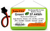 14.4V 2600mAh Li-ion Replacement Battery for Eufy RoboVac 11S (T2108) 11S Plus (T2119) 11S Max (T2126 / T2130)   3-Pin Connector  High-Capacity Rechargeable Battery Pack