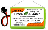 14.4V 2600mAh Li-ion Replacement Battery for Eufy RoboVac  G30 (T2250) / G30 Edge (T2251) / G30 Verge (T2252) / G30 Hybrid (T2253)  3-Pin Connector  High-Capacity Rechargeable Battery Pack