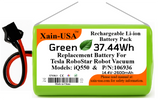 Replacement Battery for Tesla RoboStar iQ550 Robot Vacuum Cleaners 14.4V - 2600mAh  (37.4Wh) with Built-in Battery Management System (BMS)
