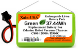 Replacement Battery for iMartine C800 / D900 / D900C Robot Vacuum Cleaners, 14.4V - 2600mAh  (37.4Wh) with Built-in Battery Management System (BMS)