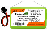 Replacement Battery for Goovi D380, D382, F007C Robot Vacuum Cleaners 14.4V - 2600mAh  (37.4Wh) with Built-in Battery Management System (BMS)