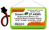 Replacement Battery for Lubluelu SL60, SL60D, SL60 Plus, SL68 Robot Vacuum Cleaners 14.4V - 2600mAh  (37.4Wh) with Built-in Battery Management System (BMS)