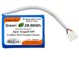 Replacement Battery Pack for  Aiper Seagull 600 / Paxcess Frisbee / Intex / Bestway (Disc Models) Cordless Pool Vacuum Cleaner | High-Capacity 11.1V 2600mAh Rechargeable Lithium-Ion | Long Runtime.