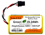 5200mAh Replacement Battery for 6" Simplehuman SH03 SH1S2P ST3004 3005 3008 3009 3015