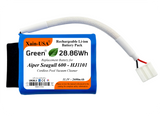 2600mAh Replacement Battery for Aiper Seagull 600 HJ1102 Cordless Pool Vacuum, 11.1V 28.86Wh, Built-in BMS – Check Connector Compatibility Before Ordering