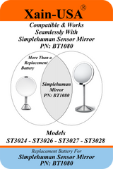 Simplehuman BT1080 Replacement Battery — 3.7V 6600mAh | ST3024, ST3026, ST3027, ST3028