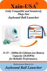 11.1V 2600mAh Replacement Battery for Joyhound Ball Launcher