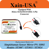 7800mAh Replacement Battery for Simplehuman Mirror PN: SH02 ST3007 ST3011 ST3024