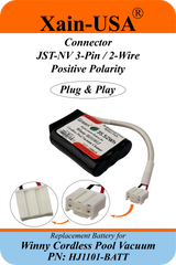 3200mAh Replacement Battery Pack for Winny Pool Vacuum PN: HJ1101-BATT