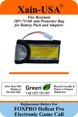 (2x2) SMART Battery Package / 3200mAh High-Capacity Replacement for FOXPRO Hellcat Pro Game Caller. Featuring Xain-Extra cells 1000 charge cycles. Comes with charger adapter / PN: 34317 / 11.1V 3S1P