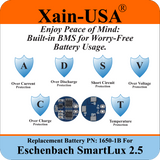 Eschenbach SmartLux 2.5 Portable Video Magnifier Replacement Battery – 2600mAh 3.7V, PN 1650-1B