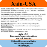 Midland Emergency Radio Replacement Battery (First Gen. ER200/ ER210/ ER300/ ER310)