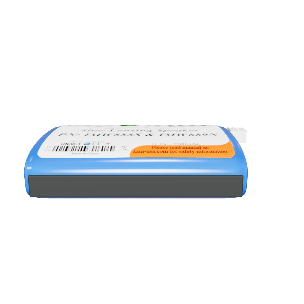 3D model of 11.1V 2600mAh JST-XH Battery for Altec Lansing INR18650-3S